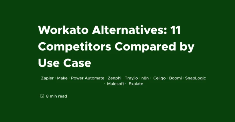 Workato Alternatives: 11 Competitors