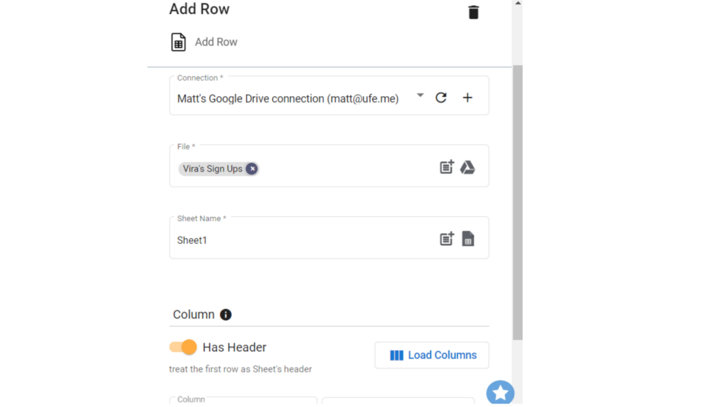 Step 6.2. Email signup workflow automation using zenphi