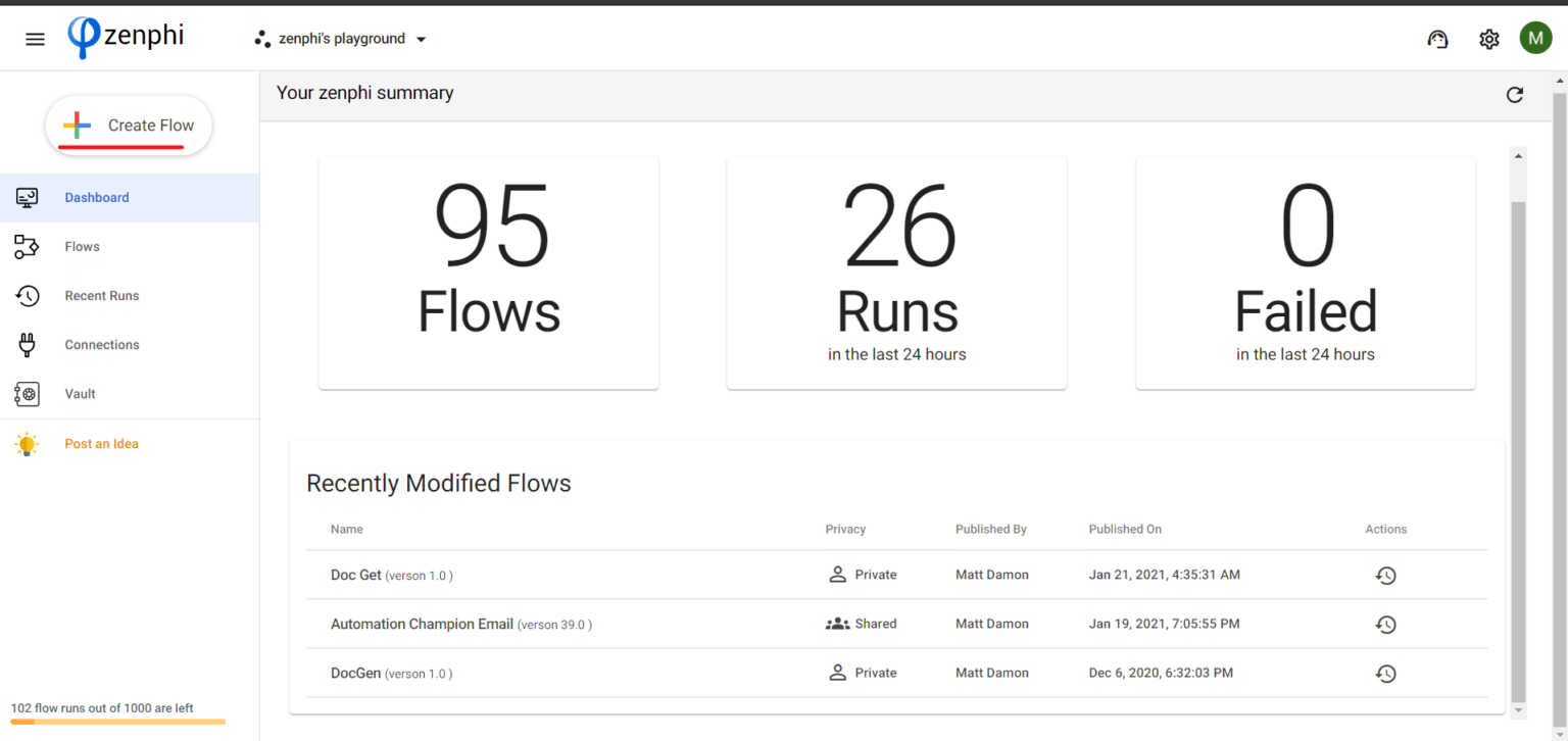 Start Importing Json Payload into Google Sheets Using zenphi zenphi