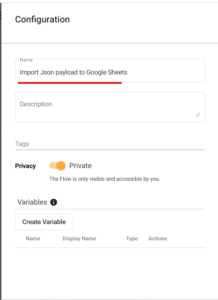 Start Importing Json Payload into Google Sheets Using zenphi | zenphi
