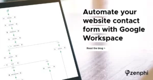 Automate website contact form with google workspace