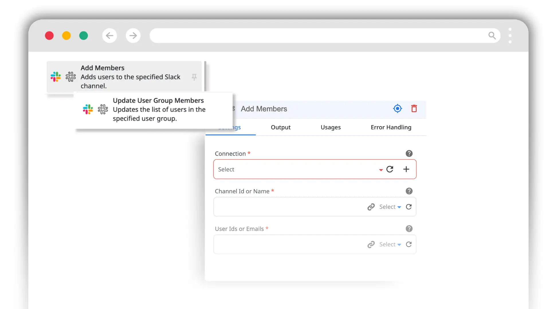 onboarding a user in google workspace —add to slack channels