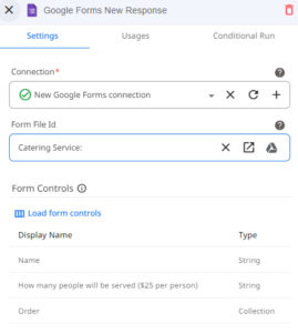 create connection to your google account