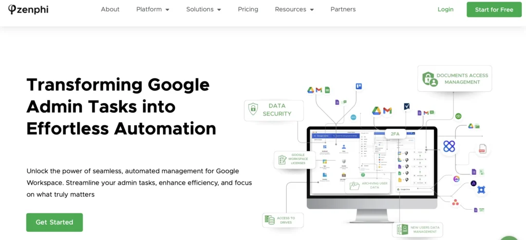 computer screen with Google admin security tasks