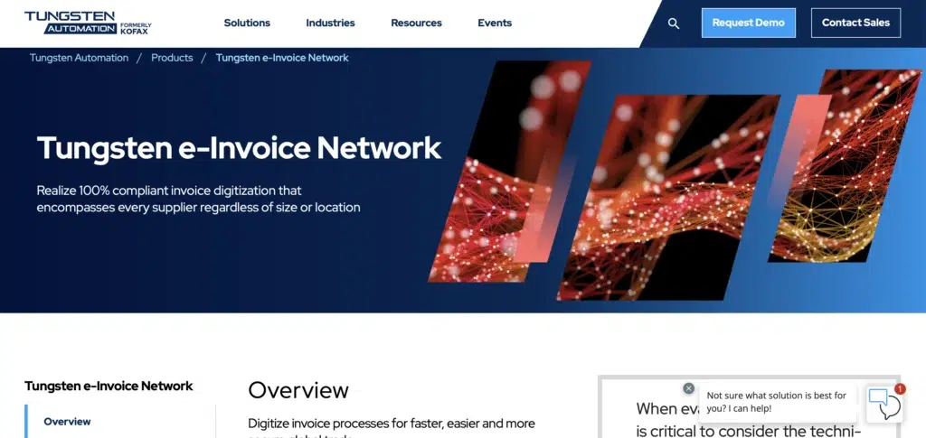 Kofax homepage