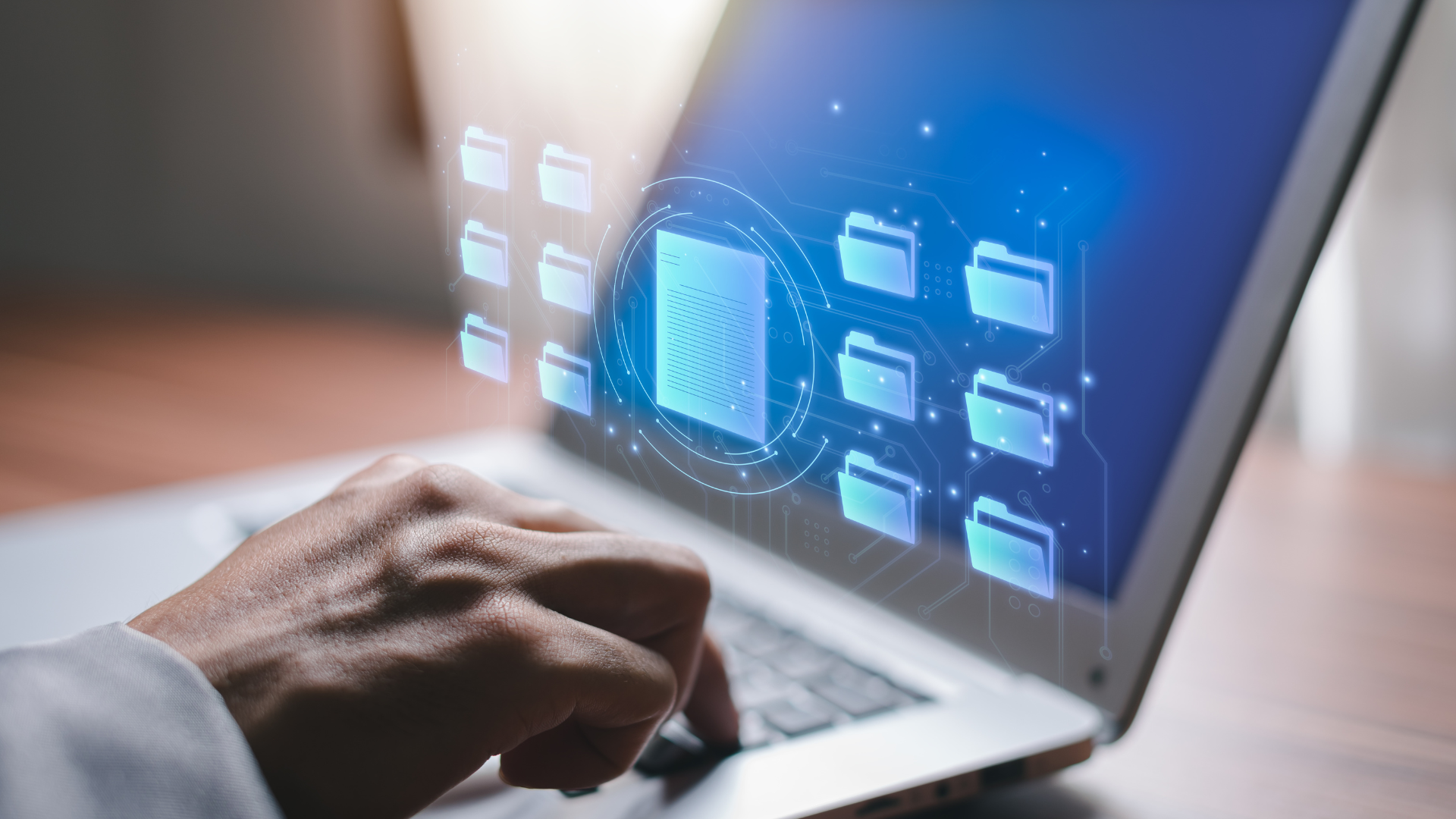 folders on the laptop orginizer