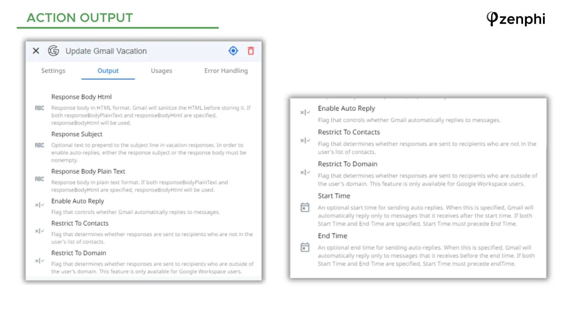 Out of the office email automation settings 2