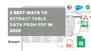 5 Best Ways to Extract Table Data from PDFs (and Send It to Your CRM)