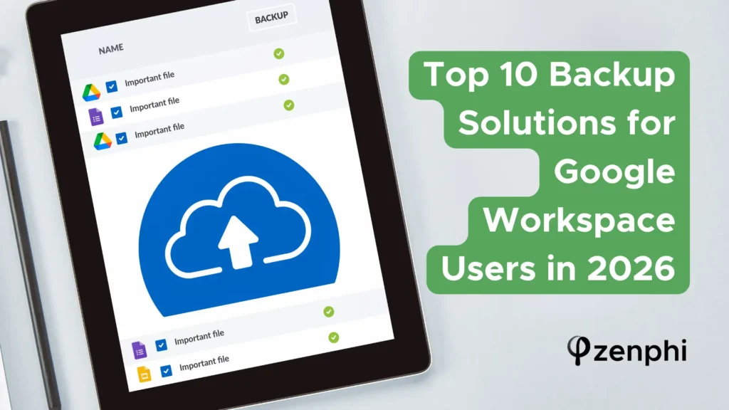 top backup solutions for google workspace users