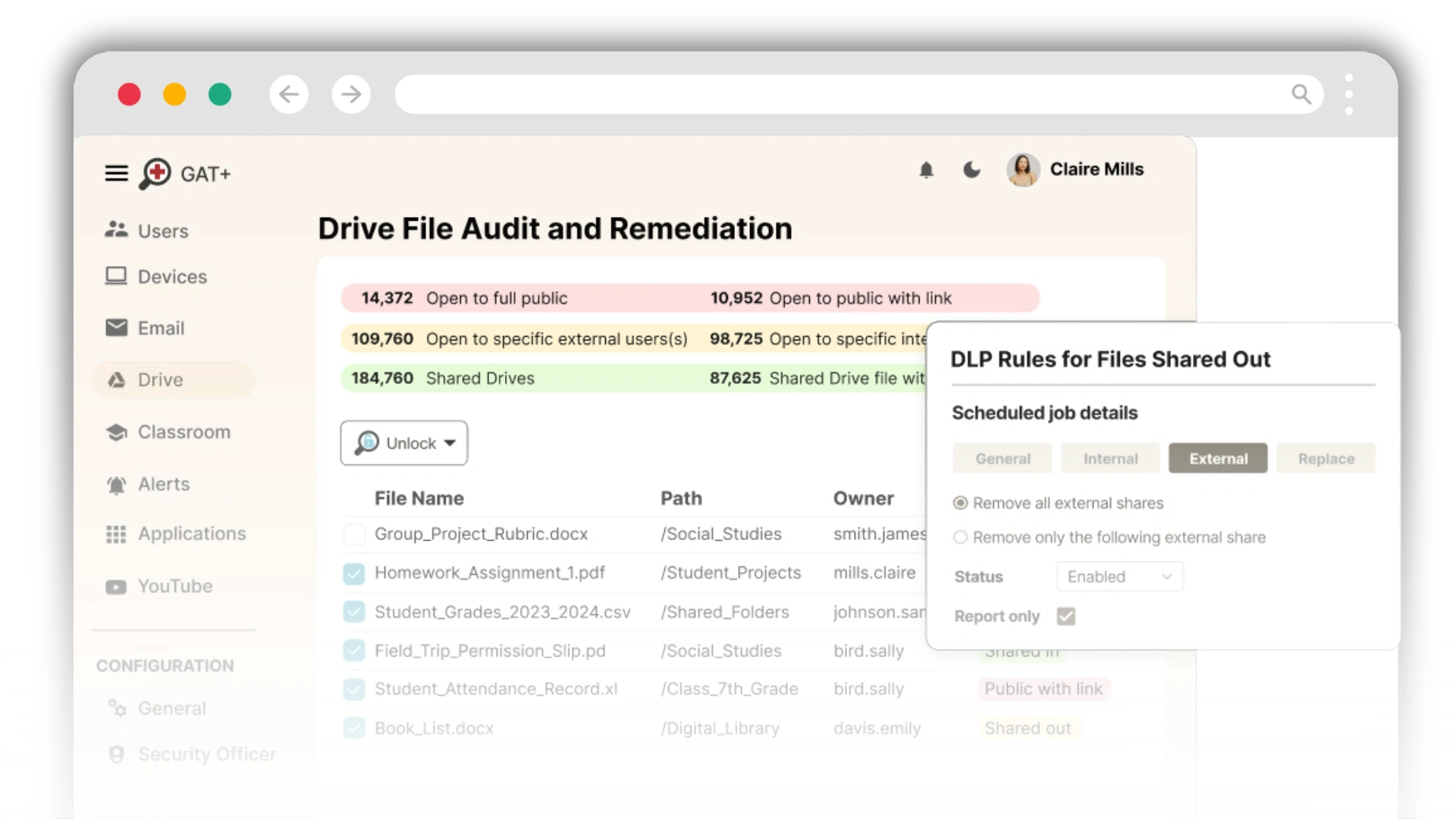 GAT+ for Offboarding in google workspace