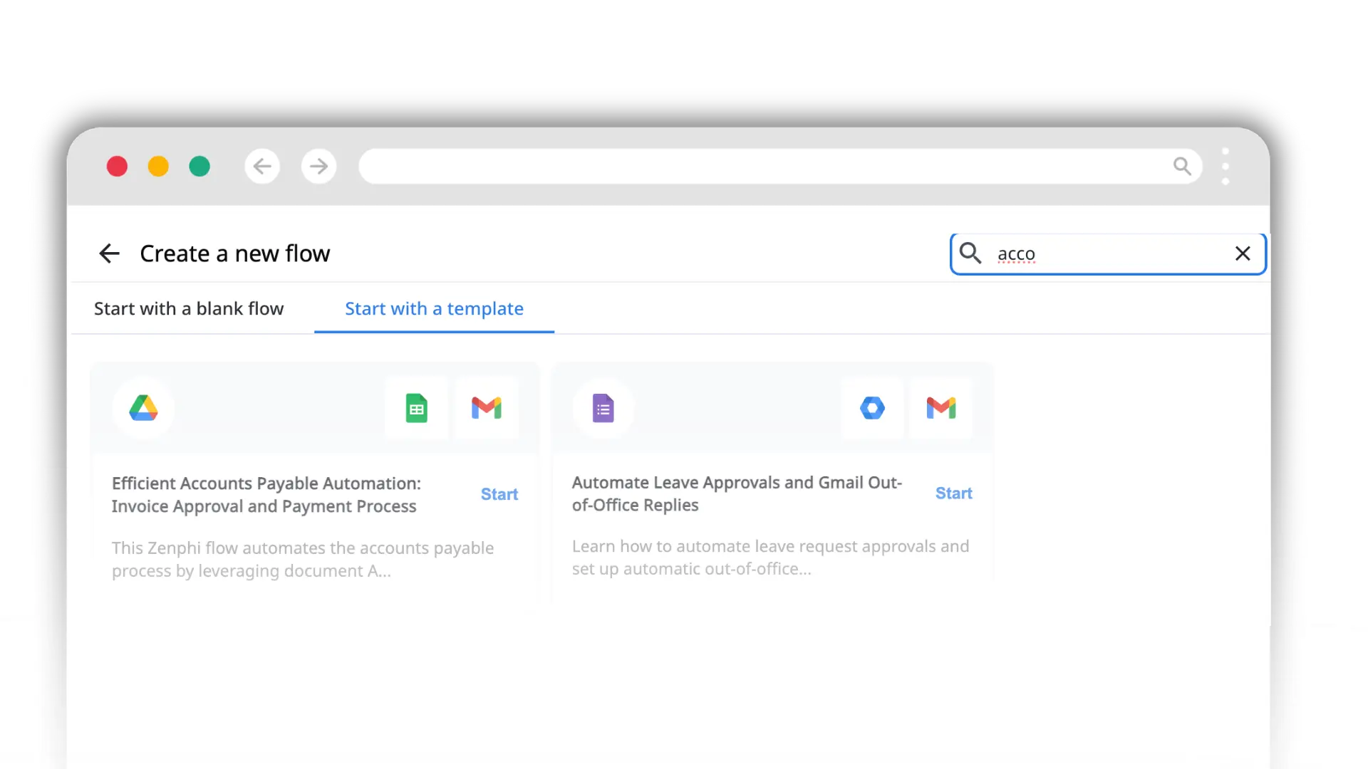 ai agent (template) for accounts payable automation in Zenphi