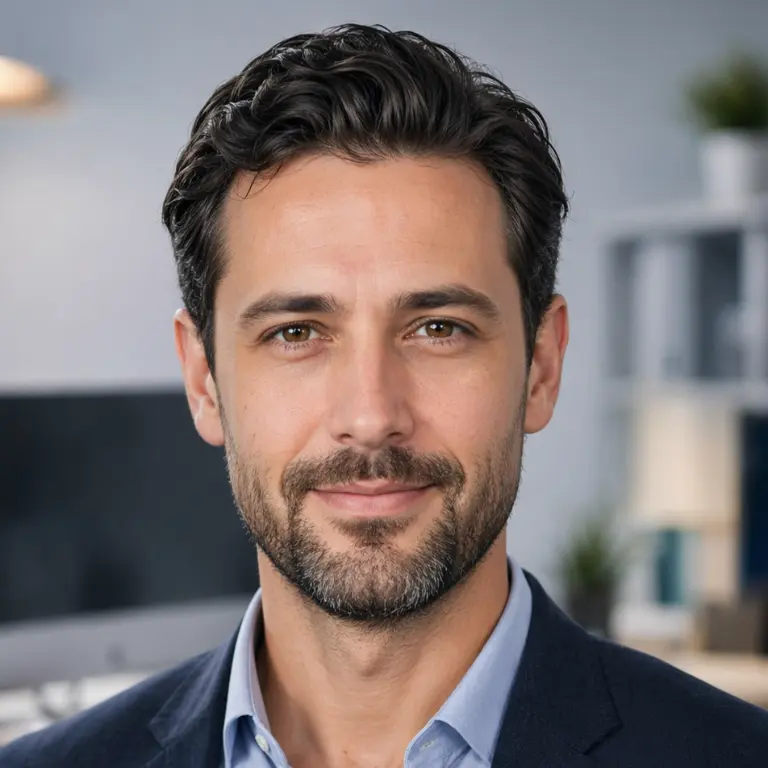 a white male professional