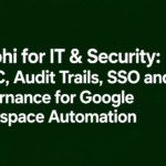 Zenphi for IT & Security: RBAC, Audit Trails, SSO and Governance for Google Workspace Automation