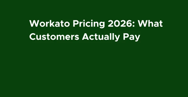 Workato Pricing 2026: What Customers Actually Pay