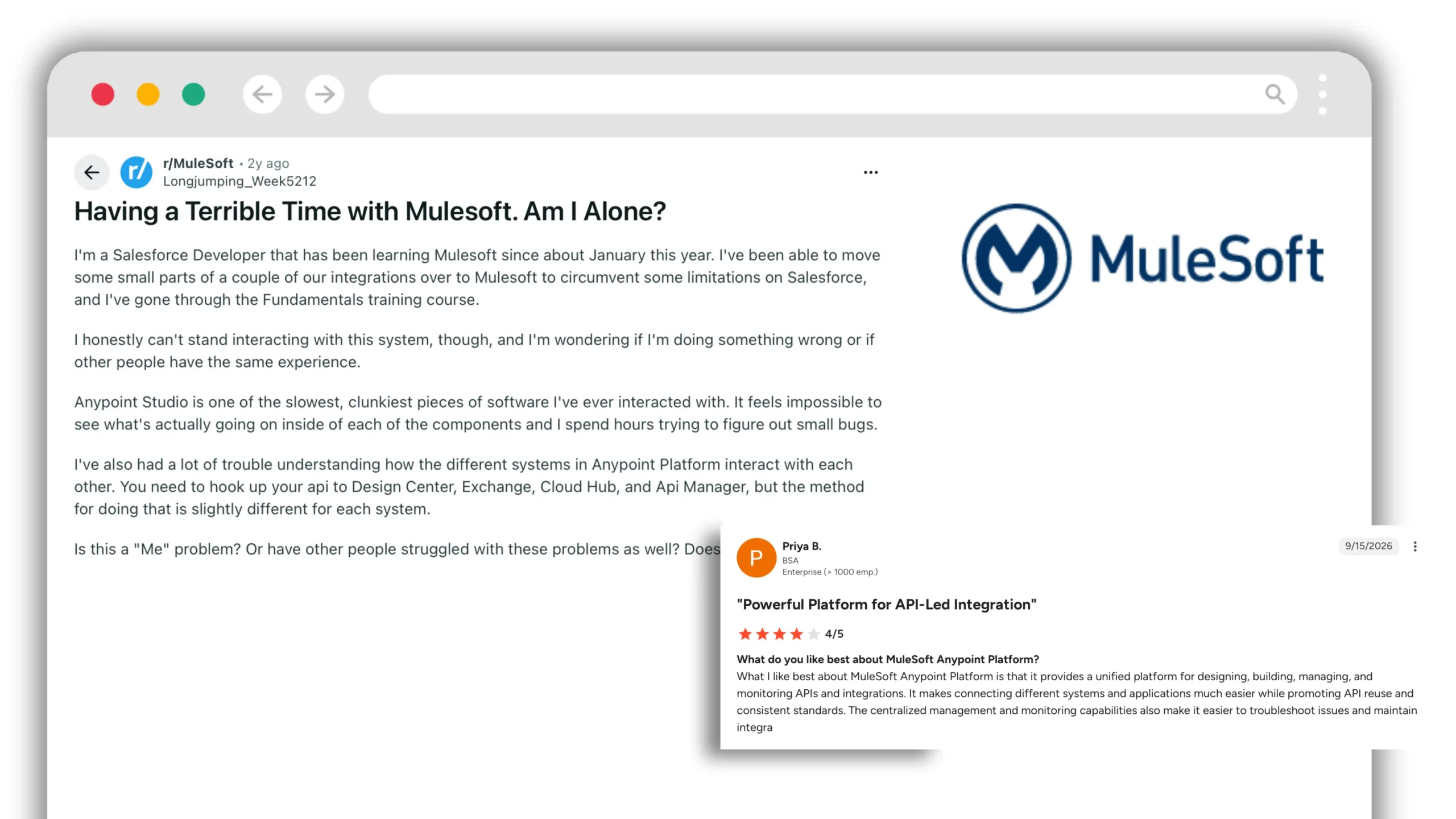 MuleSoft user reviews